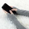 imageAllegra K Womens Arm Warmers Winter Knitted Elbow Long Cosplay Costume Fingerless GlovesLight Gray