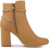imageAllegra K Womens Buckle Decor Chunky Heels Ankle Boots