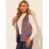imageAllegra K Womens Fashion Faux Fur Vest Casual Sleeveless Fluffy Open Front Jacket