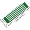 imageAllegra K Womens Fingerless Gloves Printed Elbow Length Knitted Arm WarmersGreen White