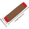 imageAllegra K Womens Fingerless Gloves Printed Elbow Length Knitted Arm WarmersRed Green