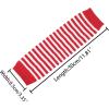 imageAllegra K Womens Fingerless Gloves Printed Elbow Length Knitted Arm WarmersRed White