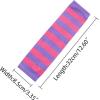 imageAllegra K Womens Fingerless Gloves Printed Elbow Length Knitted Arm WarmersViolet Pink