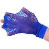 imageAllegra K Womens Fingerless Mesh 1980s Fancy Dress Party Costume Accessories Fishnet Gloves 2 PairsRoyal Blue