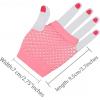 imageAllegra K Womens Fingerless Mesh 1980s Fancy Dress Party Costume Accessories Fishnet GlovesPink