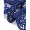 imageAllegra K Womens Lace Cardigan Open Front Elegant Short Sleeve Sheer Floral Cropped Bolero Lace Shrug TopRoyal Blue