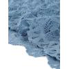 imageAllegra K Womens Lace Cardigan Open Front Lace Shrug Elegant Sheer Floral Cropped Bolero Lace TopsGrey Blue