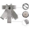 imageAllegra K Womens Pretied Bowknot Beads Bow Tie Elegant Large Ribbon BroochGrey