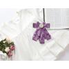 imageAllegra K Womens Pretied Bowknot Beads Bow Tie Elegant Large Ribbon BroochPurple