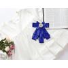 imageAllegra K Womens Pretied Bowknot Beads Bow Tie Elegant Large Ribbon BroochRoyal Blue