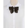 imageAllegra K Womens Pretied Solid Color Bowknot Bowties School Uniform Bow TieBrown