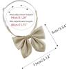 imageAllegra K Womens Pretied Solid Color Bowknot Bowties School Uniform Bow TieKhaki