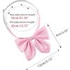 imageAllegra K Womens Pretied Solid Color Bowknot Bowties School Uniform Bow TiePink