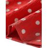 imageAllegra K Womens Vintage Polka Dots Shirt Retro Short Sleeve Button Up TopsRed