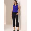 imageAllegra K Womens Work Sleeveless Blouse Business Casual V Neck Tank TopsRoyal Blue