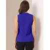imageAllegra K Womens Work Sleeveless Blouse Business Casual V Neck Tank TopsRoyal Blue