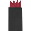 imageAllegra K Mens PreFolded Pocket Squares on Card Solid Triangles Suit HandkerchiefWine Red