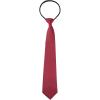 imageAllegra K Mens PreTied Zipper Tie Solid Color Formal Casual Adjustable 8cm Wide TieWine Red Long