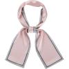 imageAllegra K Skinny Scarves Stripe Neck Wraps for Women Fasion Neckerchief Ribbon HairbandPink