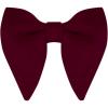 imageAllegra K Solid Pretied Bow Ties for Women Men Formal Party Prom Bowties VelvetWine Red