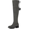 imageAllegra K Womens Over the Knee Boots Chunky Heels Thigh High Boots