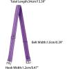 imageuxcell 2 Pair 1012151820mm Width Stretchable Shoulder Bra Straps Adjustable Elastic Straps for WomenDark Purplepure