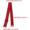 imageuxcell 2 Pair 1012151820mm Width Stretchable Shoulder Bra Straps Adjustable Elastic Straps for WomenRedflower Pattern