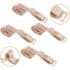 imageuxcell 2 Pair 1012151820mm Width Stretchable Shoulder Bra Straps Adjustable Elastic Straps for WomenSkin Colorpure