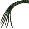imageuxcell 3 Pairs Core Nonslip Wearresistant Round Boot Laces Shoelaces for Hiking Walking Outdoor ShoesBlack Green