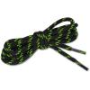 imageuxcell 3 Pairs Core Nonslip Wearresistant Round Boot Laces Shoelaces for Hiking Walking Outdoor ShoesBlack Green