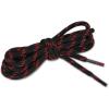 imageuxcell 3 Pairs Core Nonslip Wearresistant Round Boot Laces Shoelaces for Hiking Walking Outdoor ShoesBlack Red