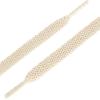 imageuxcell 5 Pairs High Durability Athletic Unisex Flat Shoelaces for SneakersBeige