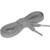 imageuxcell 5 Pairs High Durability Athletic Unisex Flat Shoelaces for SneakersLight Gray