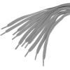 imageuxcell 5 Pairs High Durability Athletic Unisex Flat Shoelaces for SneakersLight Gray