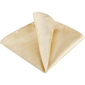 imageAllegra K Mens Pocket Squares Classic Satin Polka Dots Solid Color Handkerchiefs for Wedding BusinessChampagne