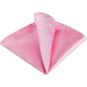 imageAllegra K Mens Pocket Squares Classic Satin Polka Dots Solid Color Handkerchiefs for Wedding BusinessPink