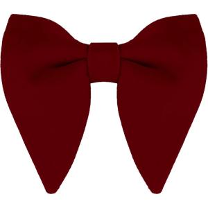imageAllegra K Solid Pretied Bow Ties for Women Men Formal Party Prom Bowties VelvetDark Red