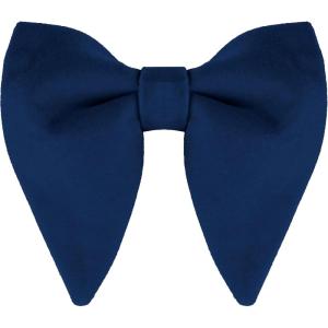 imageAllegra K Solid Pretied Bow Ties for Women Men Formal Party Prom Bowties VelvetDeep Blue