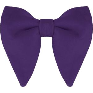 imageAllegra K Solid Pretied Bow Ties for Women Men Formal Party Prom Bowties VelvetIndigo Purple