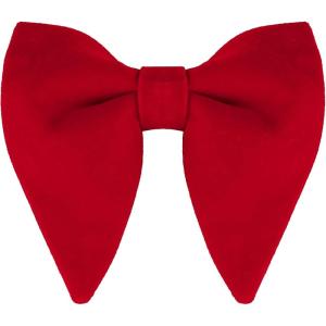 imageAllegra K Solid Pretied Bow Ties for Women Men Formal Party Prom Bowties VelvetRed