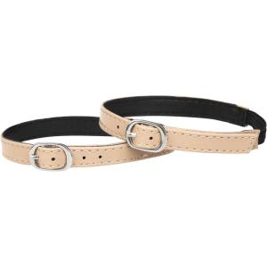 imageAllegra K Womens Elastic Detachable Buckle Shoe Ankle Straps Belt Band for HeelsBeige