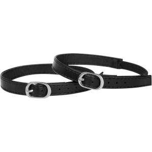 imageAllegra K Womens Elastic Detachable Buckle Shoe Ankle Straps Belt Band for HeelsMatte Black