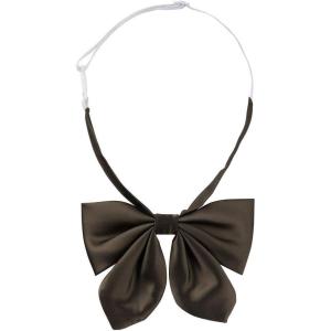 imageAllegra K Womens Pretied Solid Color Bowknot Bowties School Uniform Bow TieBrown