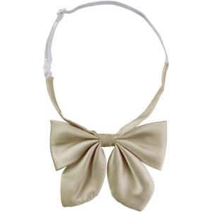 imageAllegra K Womens Pretied Solid Color Bowknot Bowties School Uniform Bow TieKhaki