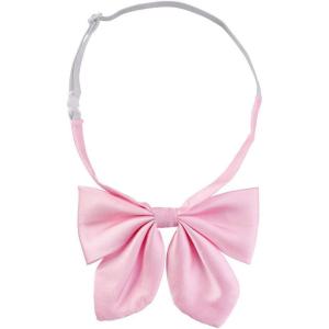 imageAllegra K Womens Pretied Solid Color Bowknot Bowties School Uniform Bow TiePink