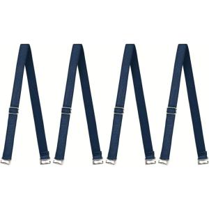 imageuxcell 2 Pair 1012151820mm Width Stretchable Shoulder Bra Straps Adjustable Elastic Straps for WomenNavy Bluepure