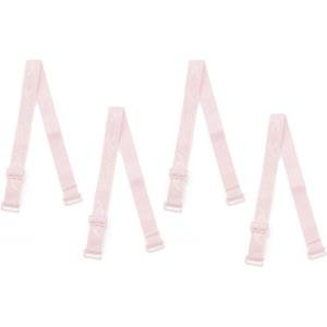 imageuxcell 2 Pair 1012151820mm Width Stretchable Shoulder Bra Straps Adjustable Elastic Straps for WomenPinkflower Pattern