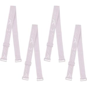 imageuxcell 2 Pair 1012151820mm Width Stretchable Shoulder Bra Straps Adjustable Elastic Straps for WomenPurpleflower Pattern