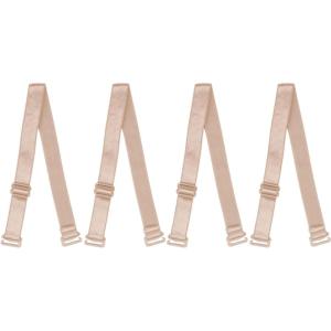 imageuxcell 2 Pair 1012151820mm Width Stretchable Shoulder Bra Straps Adjustable Elastic Straps for WomenSkin Colorpure