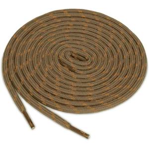 imageuxcell 3 Pairs Core Nonslip Wearresistant Round Boot Laces Shoelaces for Hiking Walking Outdoor ShoesLight Brown Gold